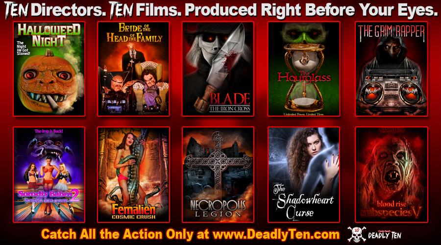 FULL MOON FEATURES (“PUPPET MASTER”) TAKES ON BOLD VENTURE IN INTERACTIVE FEATURE FILMMAKING WITH “DEADLY TEN”