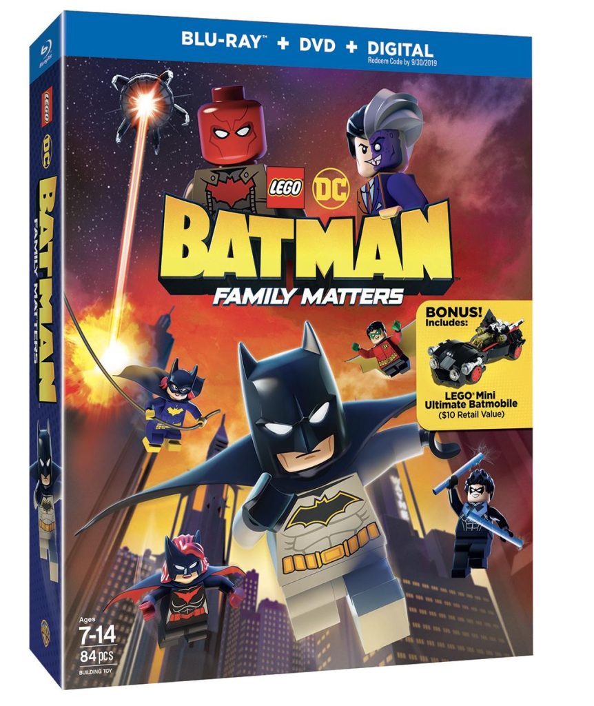LEGO DC: Batman – Family Matters” coming 8/6/19 to Blu-ray/DVD/Digital