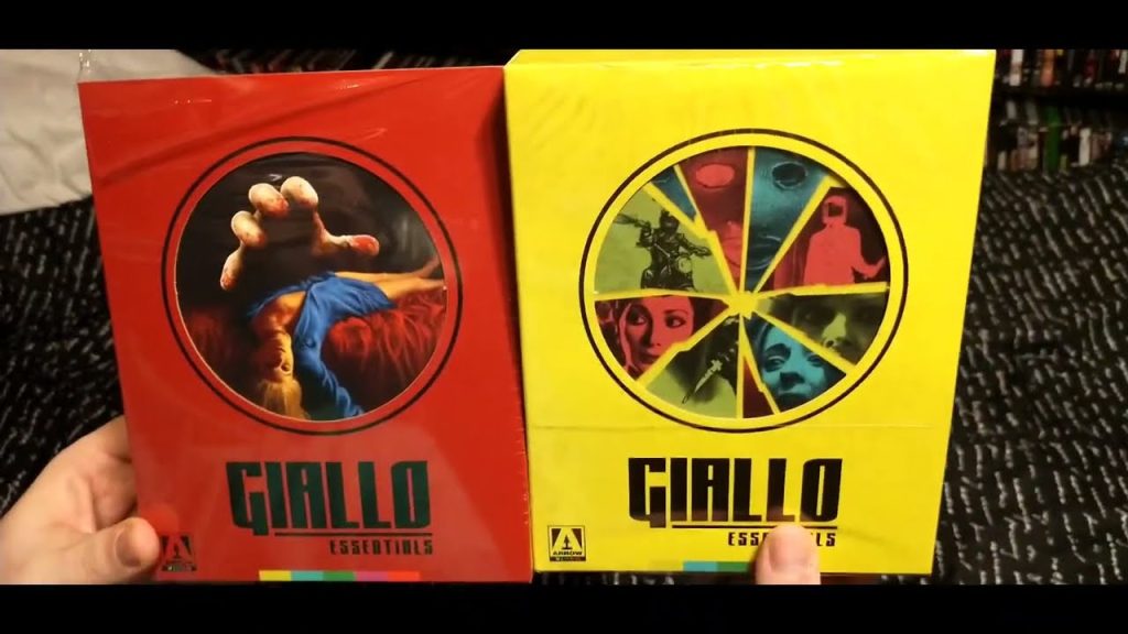 Giallo Essentials Red & Giallo Essentials Yellow (Arrow Video) Unboxing (Video)