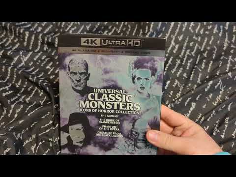 Universal Classic Monsters Icons of Horror Collection – Vol. 2 (Universal) 4K Ultra HD Unboxing (Video)