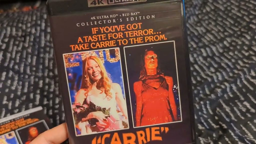 Carrie (1976) (Scream Factory) 4K Unboxing and Comparison to Old Release (Video)