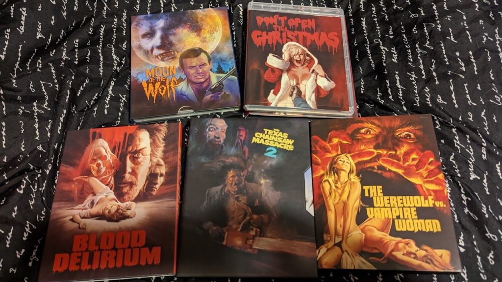 Vinegar Syndrome October 2022 Package Unboxing with the 4K of Texas Chainsaw Massacre 2!! (Video)
