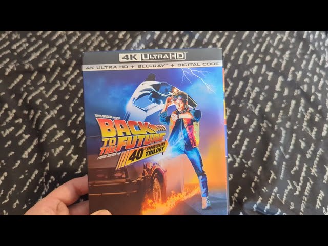 Back to the Future: 40th Anniversary Trilogy (Universal) 4K Ultra HD Unboxing