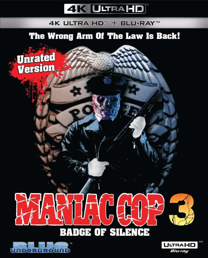 Maniac Cop 3: Badge of Silence (1993) (4K/Blu-Ray Review)