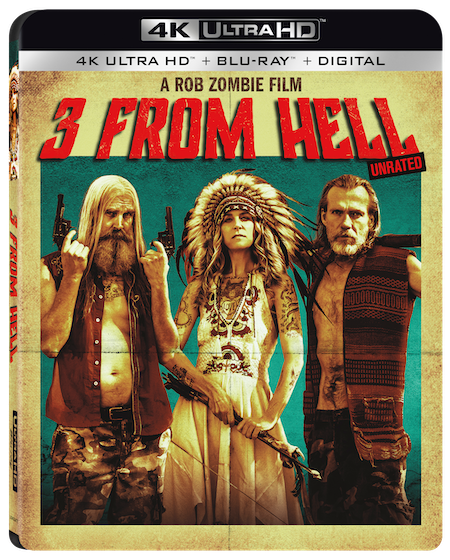 3 From Hell arrives on 4K Ultra HD Combo Pack, Blu-ray Combo Pack DVD, Digital, and On Demand October 15